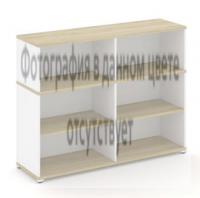 Concept Стеллаж опорный/приставной с надставкой низ. CN.SOPO-007 Сандал Янтарный/Антрацит/Металл Белый 1480*420*1140