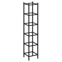Loft Угловой проходной переходной модуль VR.L-SL.UPK-5.5.4 Металл Черный 446*446*2280