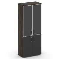 Shift Шкаф высокий широкий SK.ST-1.2R black Дуб Мали/Антрацит/Стекло Black 800*420*1977