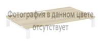 Concept Стол надставка на 2 опорные тумбы CN.OSN-006 Кобо/Металл Белый 1180*720*750