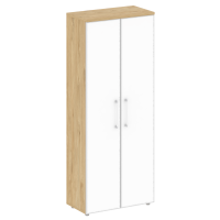 Shift Шкаф высокий широкий SK.ST-1.10R white Тиквуд Светлый/Стекло White 800*420*1977
