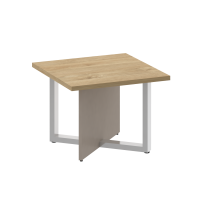 Shift Стол журнальный, квадратный SK.SG-KV-60 Тиквуд Светлый/Капучино 600*600*450