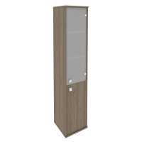 Style Шкаф высокий узкий правый Л.СУ-1.2 (R) Вяз Благородный 412*410*1980