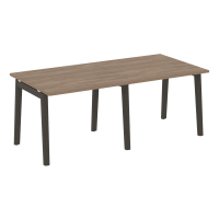 Onix Wood Стол переговорный (2 столешницы) OW.PRG-2.1 Дуб Аризона/Дуб Темный/Металл Антрацит 1960*980*750