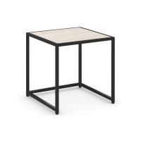 Loft Стол журнальный VR.L-SJK-50 Денвер Светлый/Металл Черный 500*500*500