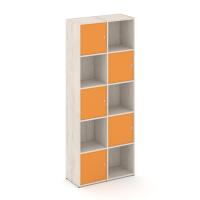 Locker plus Комплект №8 LK.K-008 Денвер Светлый/Оранжевый 798*350*1983