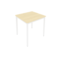 Slim Стол письменный на металлокаркасе С.СП-2 Клен/Металл Белый 780*720*750