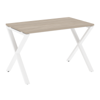 Loft Стол рабочий VR.L-SRX-2.7 Дуб Аттик/Металл Белый 1180*720*750
