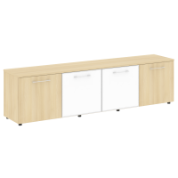 Yalta Тумба модульная LT.TS-4.5 white Акация Лорка/Стекло White 2188*450*580