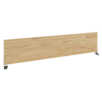 Onix Экран боковой (ЛДСП) O.EKR-163 Тиквуд Светлый/Металл Антрацит 1635*370*18