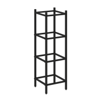 Loft Угловой проходной переходной модуль VR.L-SL.UPK-2.3.3 Металл Черный 446*446*1458