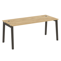 Onix Wood Direct Стол руководителя OW.SRR-5.8 Тиквуд Светлый/Дуб Темный/Металл Антрацит 1780*800*750