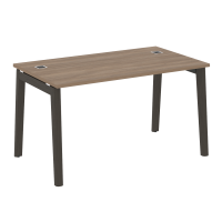 Onix Wood Direct Стол руководителя OW.SRR-3.8 Дуб Аризона/Дуб Темный/Металл Антрацит 1380*800*750