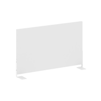 Metal System Экран для стола боковой Б.ЭКР-60 Белый/Металл Белый 600*348*18