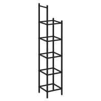 Loft Угловой проходной переходной модуль VR.L-SL.UPK-5.4.4 Металл Черный 446*446*2280