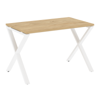 Loft Стол рабочий VR.L-SRX-2.7 Тиквуд Светлый/Металл Белый 1180*720*750
