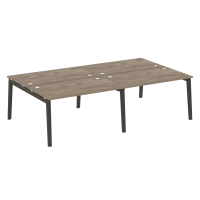 Onix Wood Рабочая станция OW.D.RS-4.3.8 Дуб Аттик/Дуб Темный/Металл Антрацит 2760*1635*750