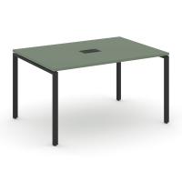 Concept Стол переговорный (1 столешница) CN.PRG-014 Кобо/Металл Черный 1580*980*750