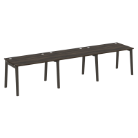 Onix Wood Рабочая станция OW.RS-3.2.8 Дуб Мали/Дуб Темный/Металл Антрацит 3540*800*750
