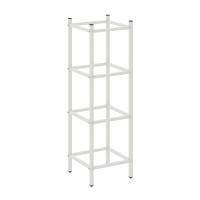 Loft Угловой проходной модуль VR.L-SL.UPK-3.3.3 Металл Белый 446*446*1458