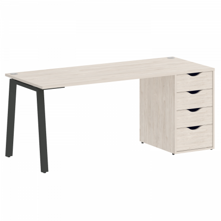 Home Office Стол письменный VR.SP-3-178.4.A Денвер Светлый/Металл Антрацит 1780*720*750