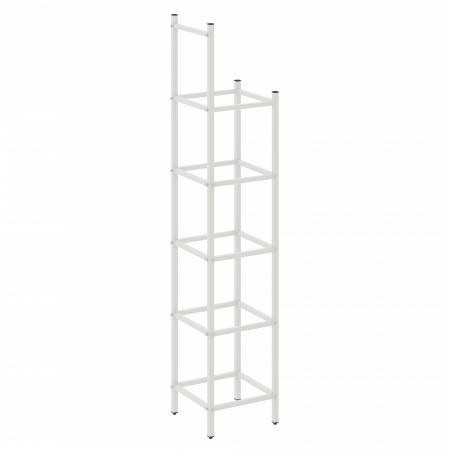 Loft Угловой проходной переходной модуль VR.L-SL.UPK-5.4.3 Металл Белый 446*446*2280