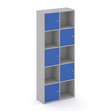 Locker plus Комплект №8 LK.K-008 Серый/Синий 798*350*1983