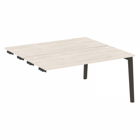 Onix Wood Стол-приставка двойной OW.D.SPR-4.7 Денвер Светлый/Дуб Темный/Металл Антрацит 1580*1475*750