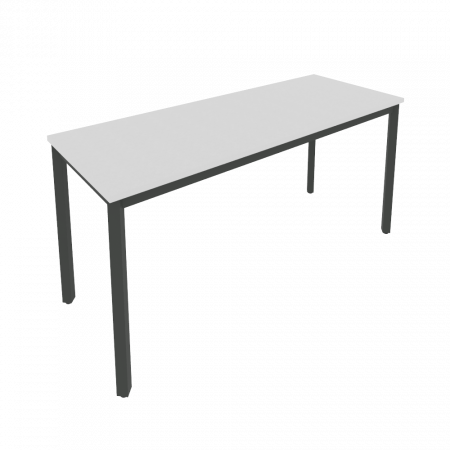 Slim Стол письменный на металлокаркасе С.СП-6.1 Серый/Металл Антрацит 1580*600*750