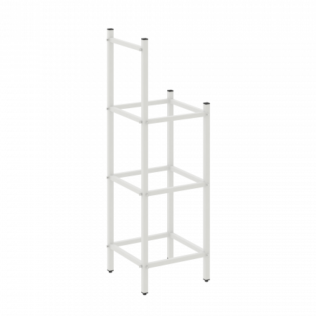 Loft Угловой проходной переходной модуль VR.L-SL.UPK-3.2.2 Металл Белый 446*446*1458