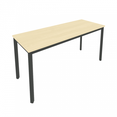 Slim Стол письменный на металлокаркасе С.СП-6.1 Клен/Металл Антрацит 1580*600*750