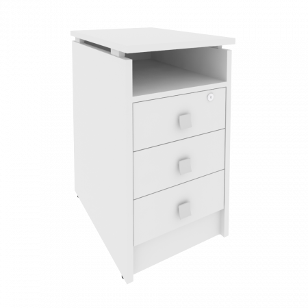 Style Тумба приставная с фолдингом Л.ТП-4.1F Белый 420*600*750